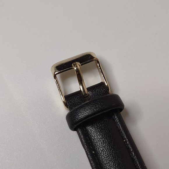 Gold Tone And Black Band Cute Watch - Picture 5 of 11